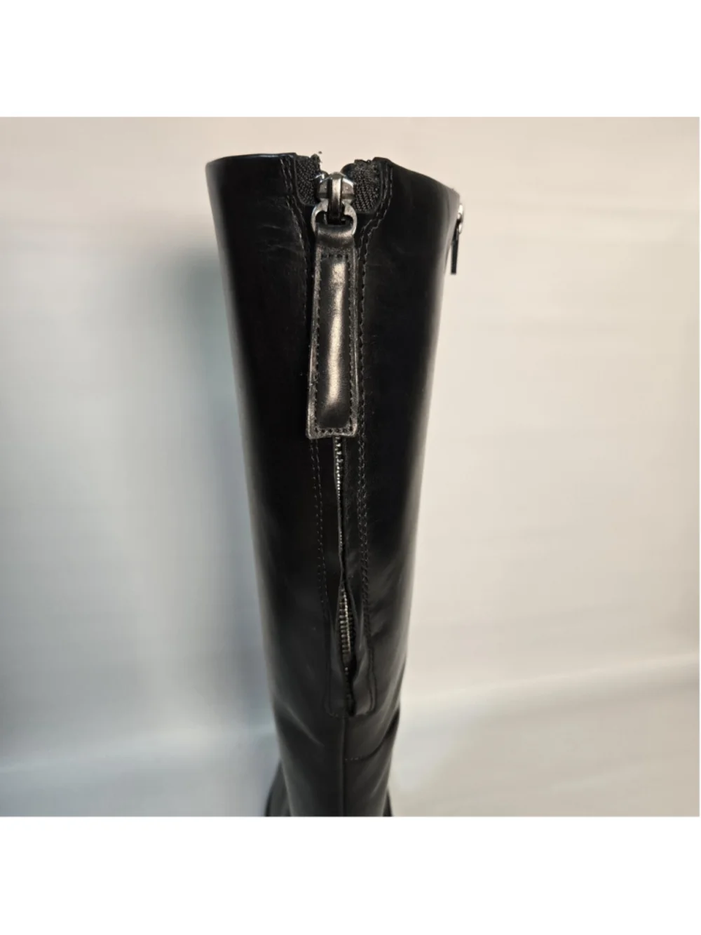 ECCO Modtray Hydromax Water Resistant Knee-High Riding Boots Black Leather 7-7.5